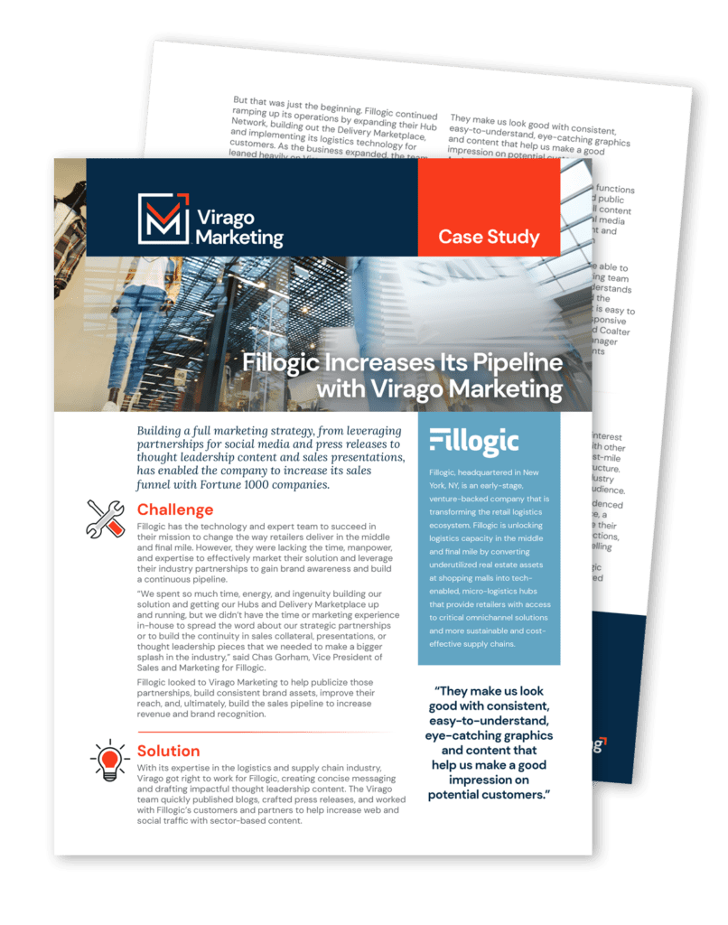 Virago Marketing | Fillogic Case Study